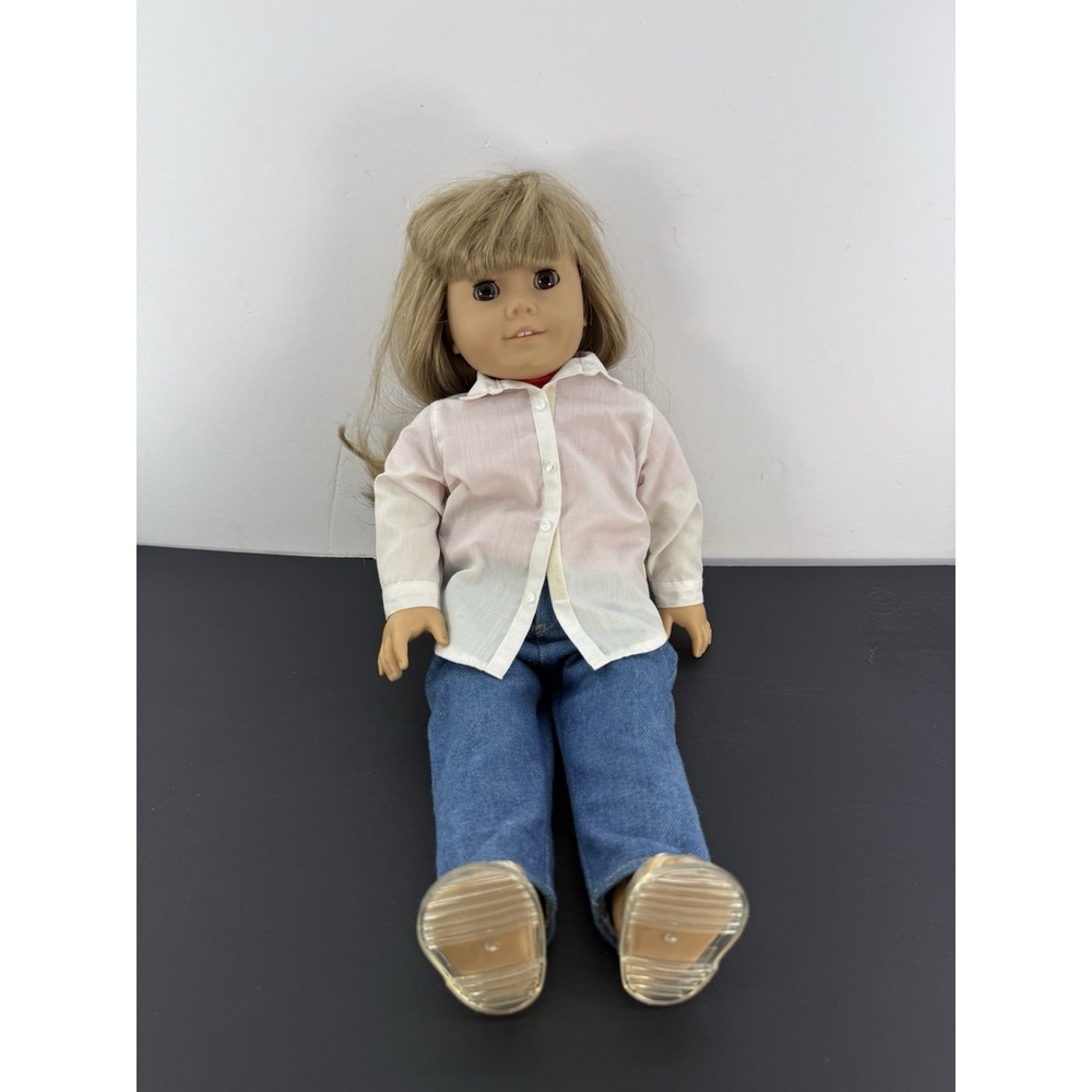 Pleasant Company American Girl Of Today Doll 18" Blonde Hair Brown Eyes Outfit